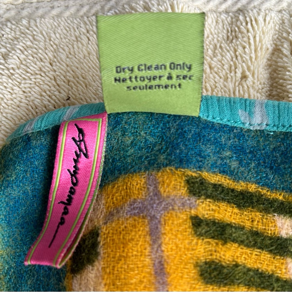 Colorful Patterned Scarf - Picture 4 of 4